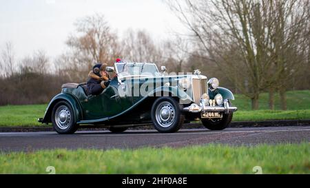 1953 MG T type classic car Stock Photo