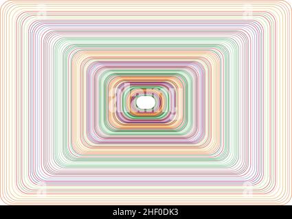 The graphics were created as a result of rectangle transformations in the graphics program. Scaling, rotation, and tonal transitions were applied. Stock Vector