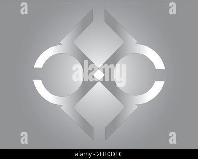 The graphics were created as a result of rectangle transformations in the graphics program. Scaling, rotation, and tonal transitions were applied. Stock Vector