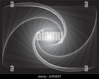 The graphics were created as a result of rectangle transformations in the graphics program. Scaling, rotation, and tonal transitions were applied. Stock Vector