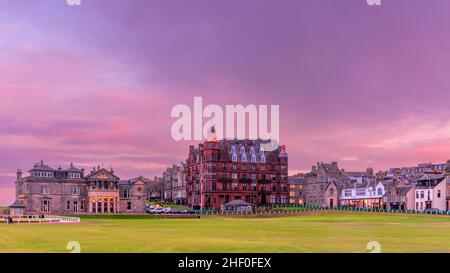 The Old Course, St. Andrews Links in the county of Fife, Scotland, UK Stock Photo