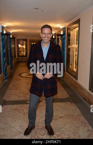 Munich, Germany. 12th Jan, 2022. Florian Stadler at the premiere of Der Sittich ( La Parruche ) on January 12, 2022 in the Comedy in the Bayerischer Hof in Munich, Germany. (Photo by Alexander Pohl/Sipa USA) Credit: Sipa USA/Alamy Live News Stock Photo