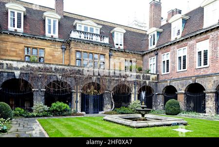 College Garden  House Westminster Abbey London  UK Stock Photo