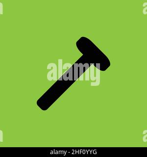 Blacksmith hammer icon isolated Stock Vector