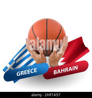 Bahrain vs Greece national teams volleyball volley ball match