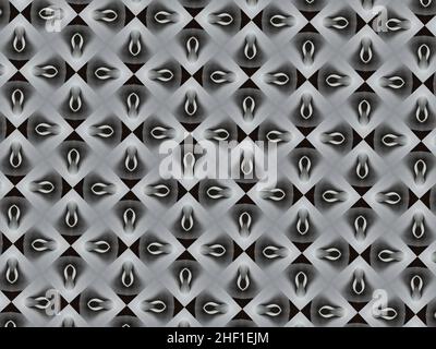 Unique background for wrappings paper, wallpaper, textile and surface design. Creative seamless pattern. Collage. Stock Photo