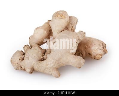 Ginger isolated on white background with clipping path Stock Photo