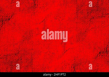 Seamless abstract black grunge texture on saturated red paper for the background Stock Photo