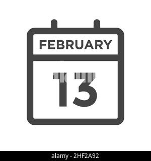February 13 calendar icon with day and month Stock Vector Image & Art - Alamy february-13-calendar-icon-with-day-and-month-stock-vector-image-art-alamy