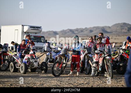 75 Al Shatti Abdullah (kwt), KTM, Moto, action during the Stage 11 of the Dakar Rally 2022 around Bisha, on January 13th 2022 in Bisha, Saudi Arabia - Photo Gigi Soldano / DPPI Stock Photo