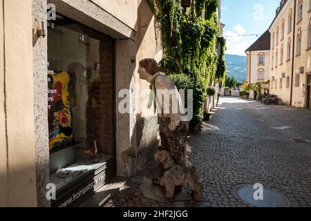 View of the old center city Brixen Italy Stock Photo