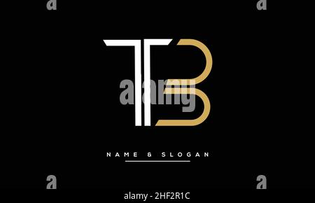 TB, BT Abstract Letters Logo Monogram Stock Vector Image & Art - Alamy