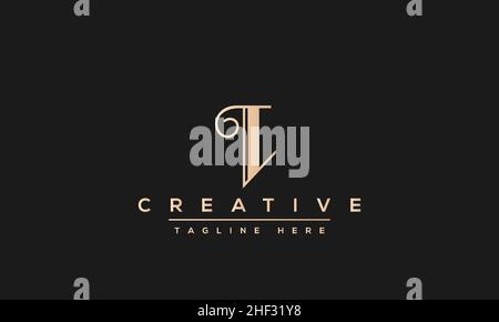 Modern creative T Logo Design and template. T TT icon initials based Monogram and Letters in vector Stock Vector