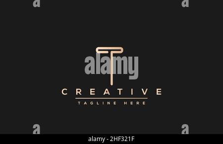 Modern creative T Logo Design and template. T TT icon initials based Monogram and Letters in vector Stock Vector