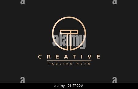 Modern creative T Logo Design and template. T TT icon initials based Monogram and Letters in vector Stock Vector