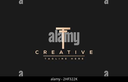 Modern creative T Logo Design and template. T TT icon initials based Monogram and Letters in vector Stock Vector
