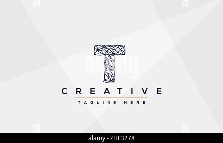 Modern creative T Logo Design and template. T TT icon initials based Monogram and Letters in vector Stock Vector