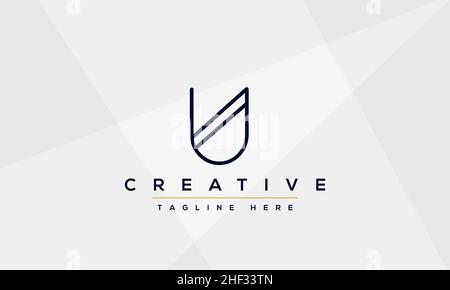 Modern creative letter U Logo Design. U UU icon initials based Monogram and Letters in vector Stock Vector