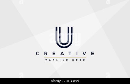 Modern creative letter U Logo Design. U UU icon initials based Monogram and Letters in vector Stock Vector