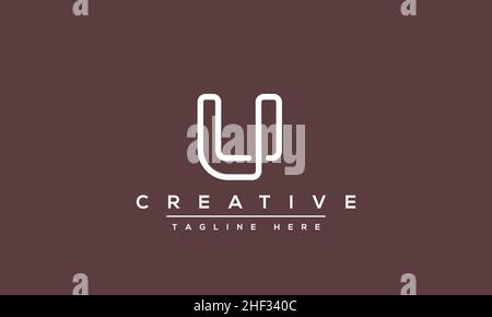 Modern creative letter U Logo Design. U UU icon initials based Monogram and Letters in vector Stock Vector