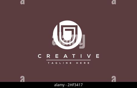 Modern creative letter U Logo Design. U UU icon initials based Monogram and Letters in vector Stock Vector