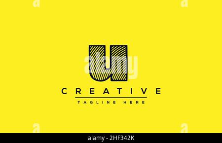 Modern creative letter U Logo Design. U UU icon initials based Monogram and Letters in vector Stock Vector