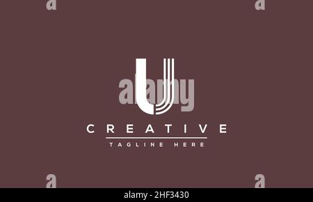 Modern creative letter U Logo Design. U UU icon initials based Monogram and Letters in vector Stock Vector