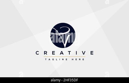 Modern creative V Logo Design and template. V VV icon initials based Monogram and Letters in vector Stock Vector