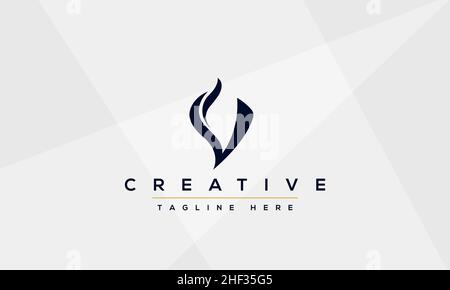 Modern creative V Logo Design and template. V VV icon initials based Monogram and Letters in vector Stock Vector