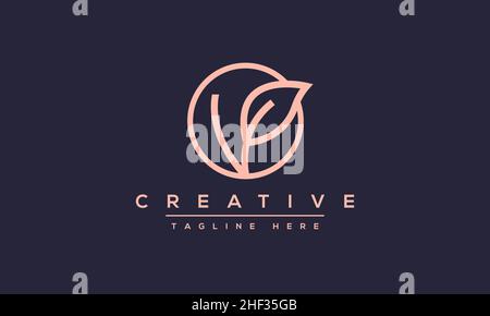 Modern creative V Logo Design and template. V VV icon initials based Monogram and Letters in vector Stock Vector
