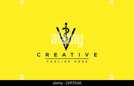 Modern creative V Logo Design and template. V VV icon initials based Monogram and Letters in vector Stock Vector