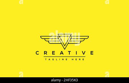 Modern creative V Logo Design and template. V VV icon initials based Monogram and Letters in vector Stock Vector