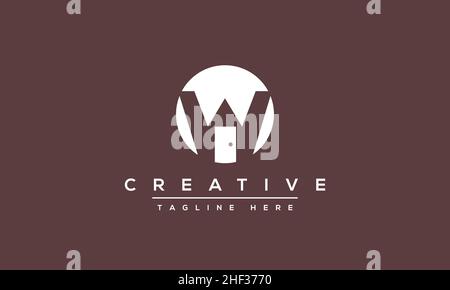 W letter logo Design Modern Monogram Icon. W WW initials based Template and Letters in vector Stock Vector