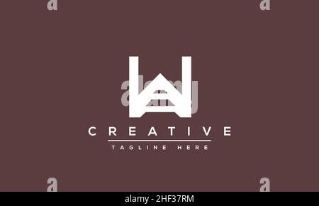 W letter logo Design Modern Monogram Icon. W WW initials based Template and Letters in vector Stock Vector