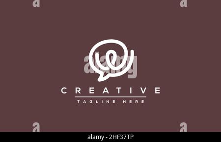 W letter logo Design Modern Monogram Icon. W WW initials based Template and Letters in vector Stock Vector
