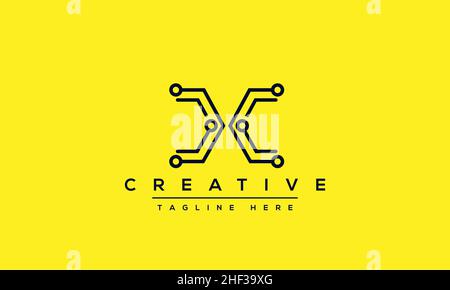 X letter logo Design Modern Monogram Icon. X XX initials based Template and Letters in vector Stock Vector