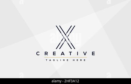 X letter logo Design Modern Monogram Icon. X XX initials based Template and Letters in vector Stock Vector