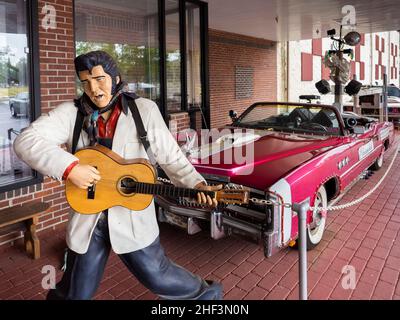 Entrance to The Tallahassee Automobile Museum in Tallahassee Florida USA Stock Photo