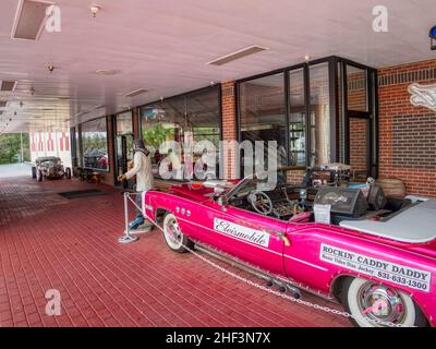 Entrance to The Tallahassee Automobile Museum in Tallahassee Florida USA Stock Photo