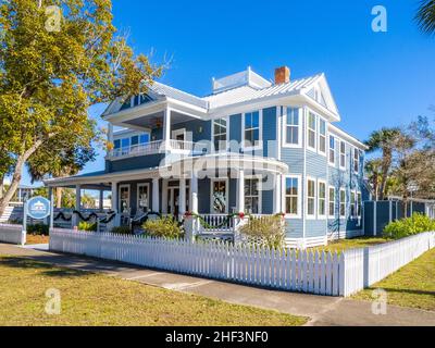 The Gibson Inn  established 1907 in Apalachicola in the panhandle or Forgotton Coast of Florida USA Stock Photo