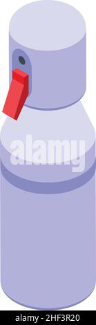 Spray container icon isometric vector. Clean bottle. Plastic disinfect Stock Vector