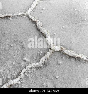 Worlds biggest salt plain Salar de Uyuni in Bolivia Stock Photo