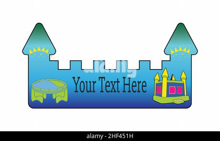 Castle Tower icon, logo isolated on white background Stock Vector