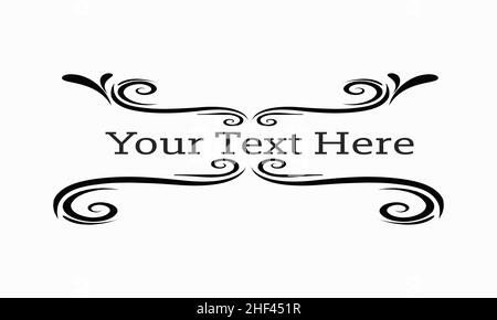 decorative frame in vintage style with beautiful filigree and retro border for premium invitation cards or luxury certificate on ancient background, Stock Vector