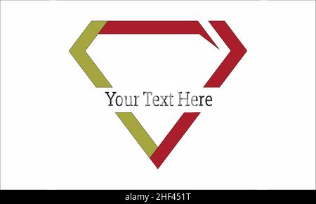 diamond jewelry line art geometry logo icon vector Stock Vector