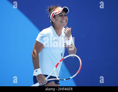 File photo dated 22-07-2021 of Great Britain's Heather Watson. Johanna Konta's retirement has left a hole in British women's tennis but Raducanu is joined in the main draw by Heather Watson, whose best performance came nine years ago when she reached the third round. Issue date: Friday January 14, 2022. Stock Photo