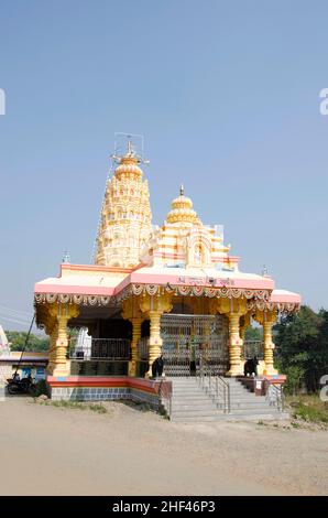 Shri Hanuman Temple, Varude, near Pune, Maharashtra, India Stock Photo