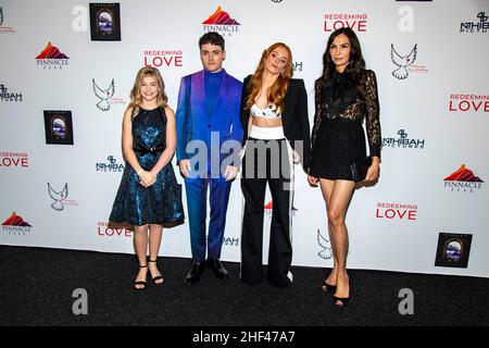 Hollywood, USA. 13th Jan, 2022. Cast attends The Premiere Of Pinnacle Peak Films 'Redeeming Love' at DGA Theater, Hollywood, CA on January 13, 2022 Credit: Eugene Powers/Alamy Live News Stock Photo