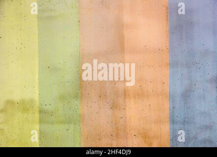 colorful wall structure in stripes Stock Photo