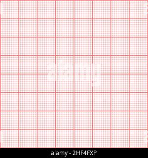 Graph paper millimeter grid. Pattern for drawings, engineering, projects and architects. Background for education, training, universities, colleges and schools. Stock Vector